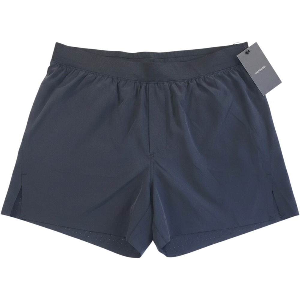 Ten Thousand Mens 5" Distance Short Lined Black Running Training TTSH007 L